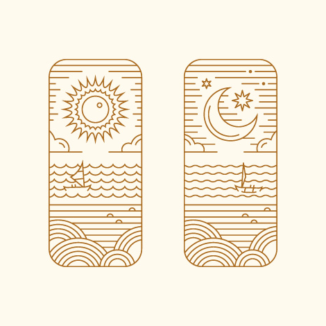 Lanikai Brewing Line Art